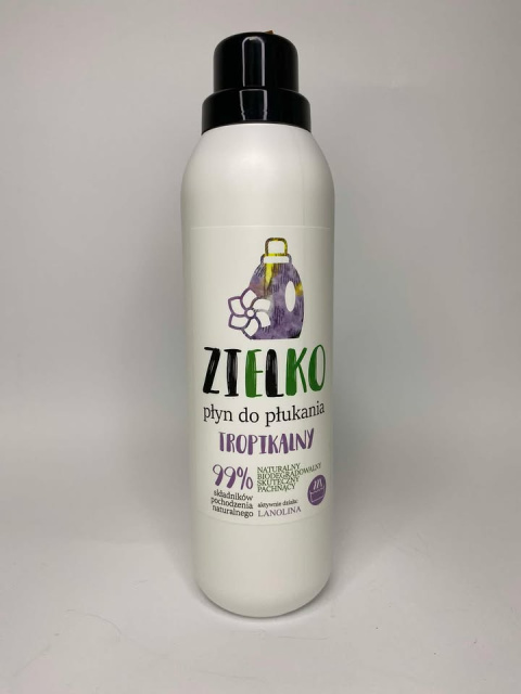 ZIELKO płyn do płukania tropikalny -98,8% składników naturalnego pochodzenia ZIELKO płyn do płukania tropikalny -98,8% składników naturalnego pochodzenia