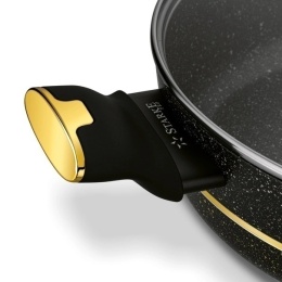 Patelnia z pokrywką i powłoką non- stick GOLDEN MARBLE